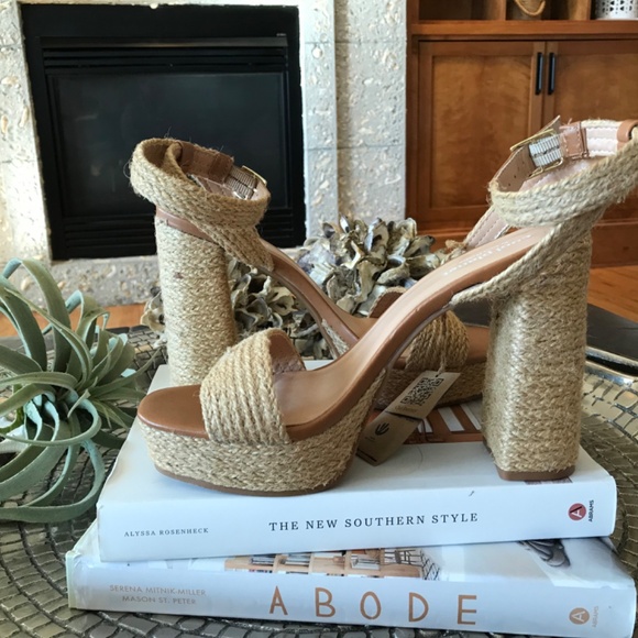 PLAYA JUTE PLATFORM HEELS - Picture 10 of 13